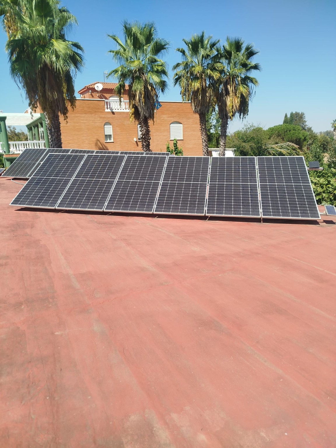 Paneles solares: antes y después de limpieza