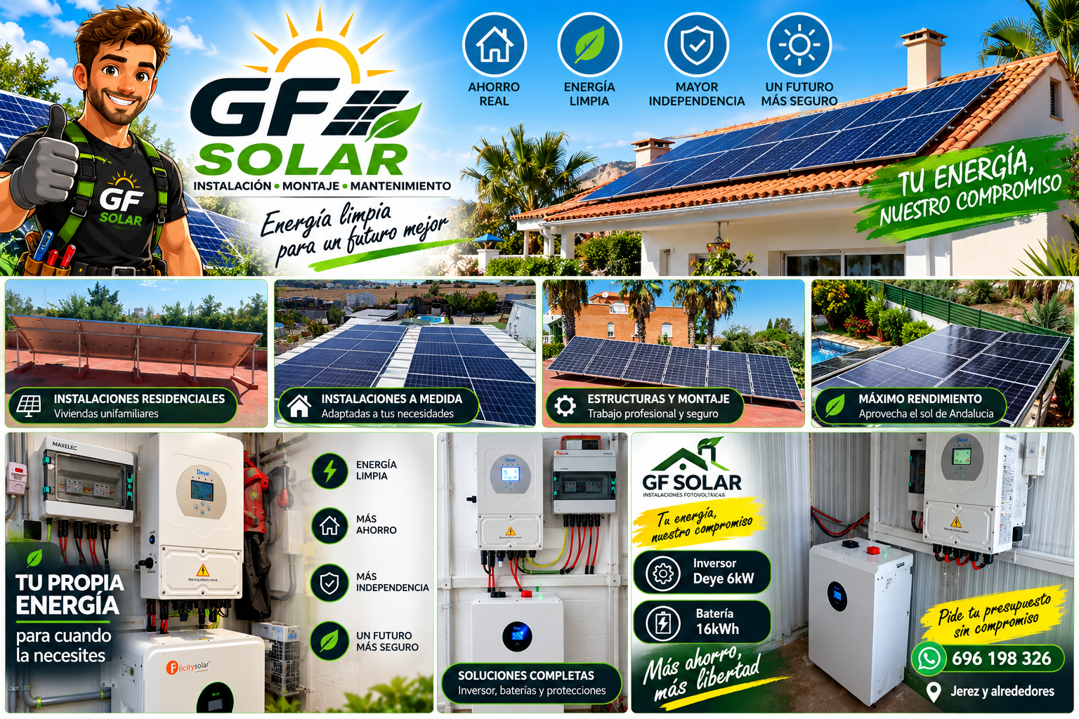 Imagen promocional de GF Solar
